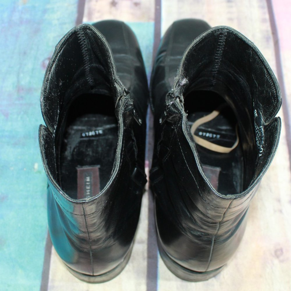 FLORSHEIM Side Zip Ankle Boots Size 10 - Picture 8 of 11